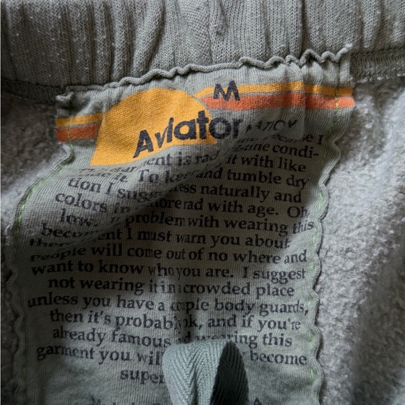 Aviator Nation LOGO STITCH Crew & SWEATPANTS - SAGE - Picture 13 of 15